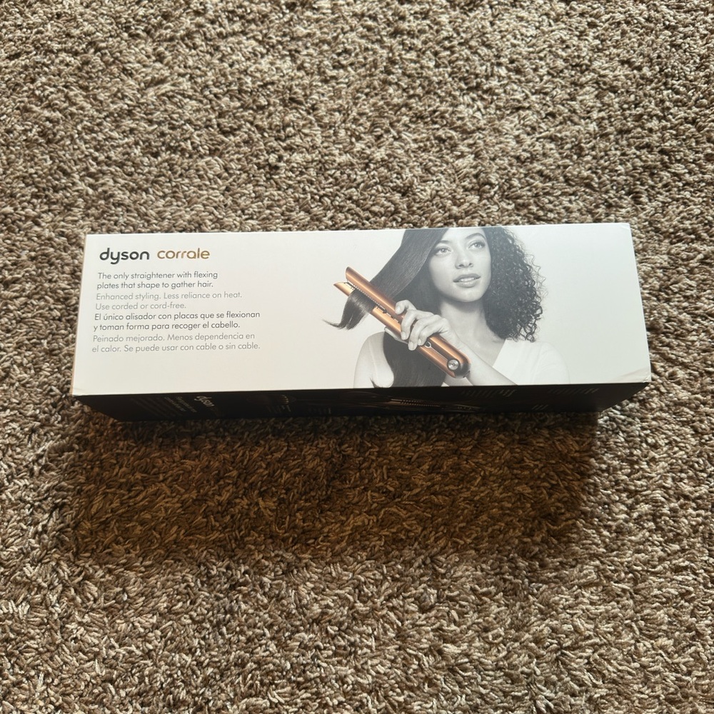 NEW Dyson Corrale Hair Straightener in Black and Copper